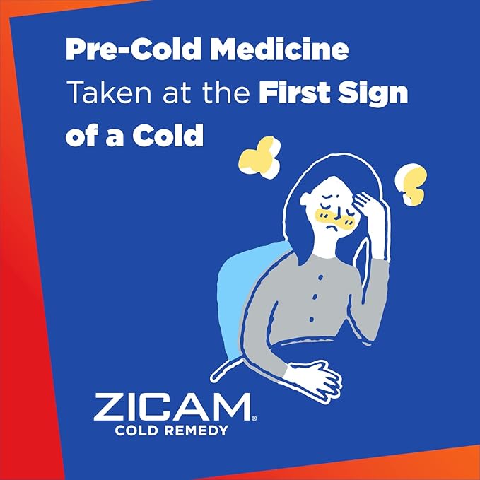 Zicam Cold Remedy Zinc Rapidmelts, Citrus Flavor, 25 Count (Pack of 2)