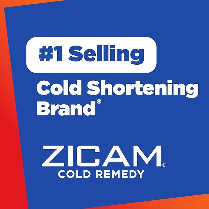 Zicam Cold Remedy Zinc Rapidmelts, Citrus Flavor, 25 Count (Pack of 2)