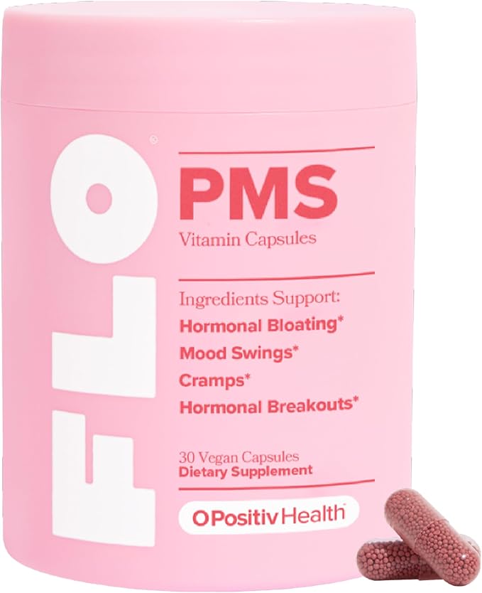 O Positiv FLO PMS Vitamins 30 Servings 1) - B6, &