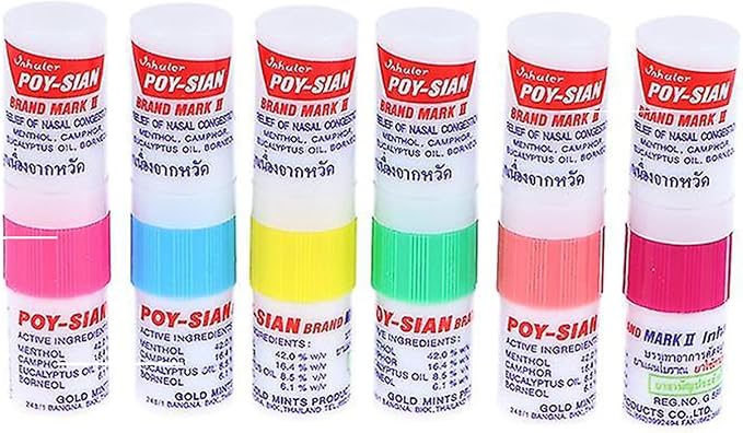 POY-SIAN Mark II Menthol Aromatherapy Nasal 6)