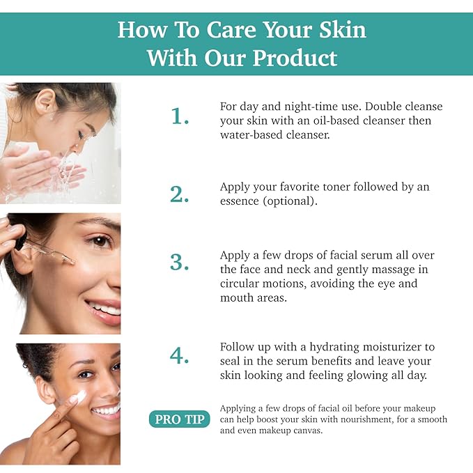 Made in USA Natural PURIFECT Facial Serums - 30 ml - Ceramide - Repair Dryness - Good for Dryness, Itching, and Inflammatory Skin - Fast Absorbing + Non Greased Formula