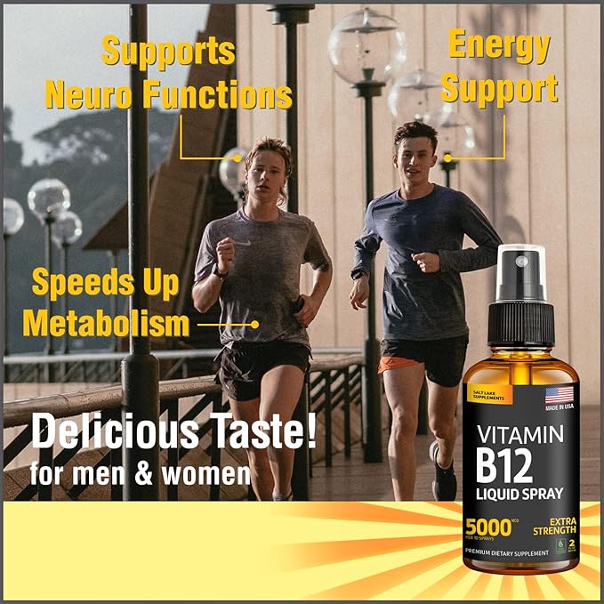 Vitamin B12 Sublingual B12 Vitamin B12 Liquid B12 Drops B-12 Spray