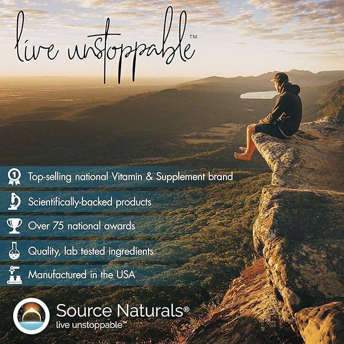 Source Naturals Serene Science Theanine Serene with Relora - Calm Mind & Body - 60 Tablets