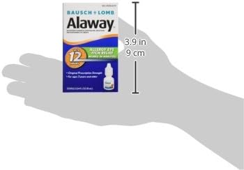 Alaway Antihistamine Eye Drops, Allergy Relief 12 Hours, 0.34 Fl