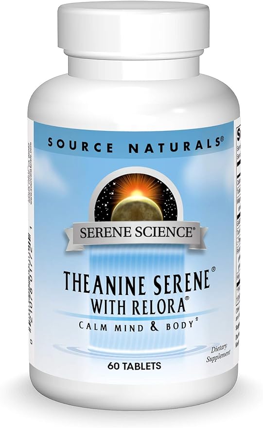 Source Naturals Serene Science Theanine Serene with Relora - Calm Mind & Body - 60 Tablets